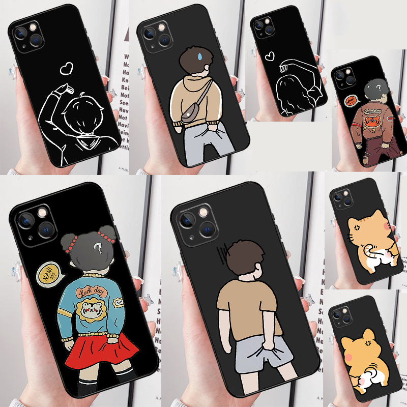 Phone Cases Xr Boys - Custodia per telefono Cartoon Coppia Love