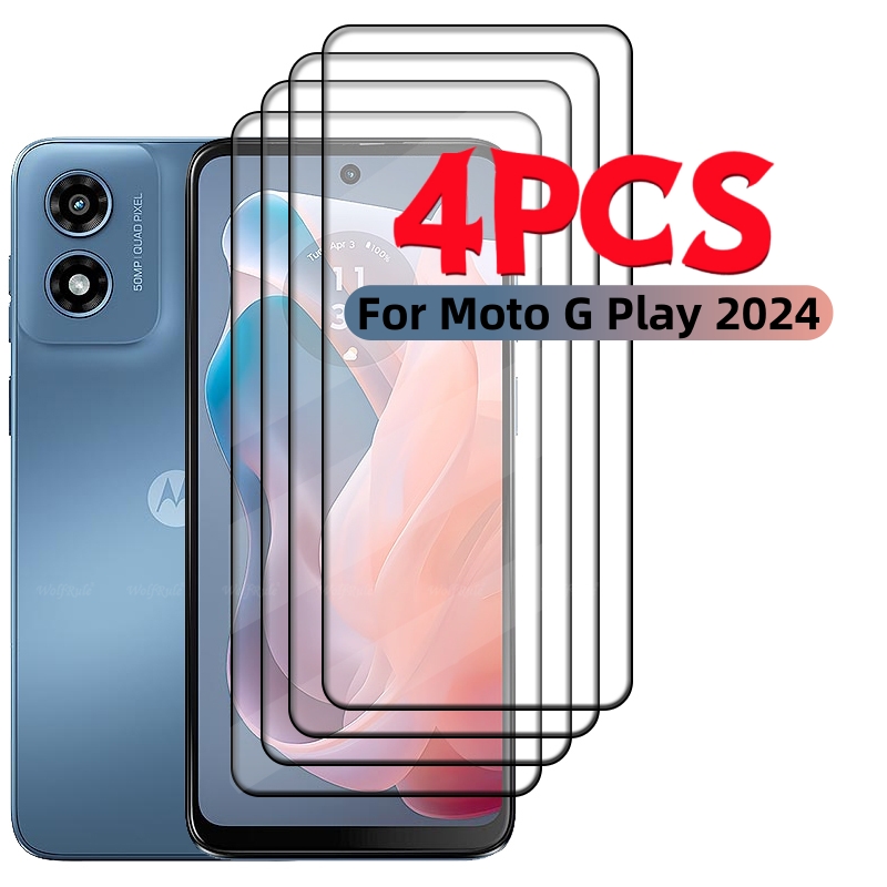 Phone Cases Moto G - 4PCS Copertura Completa di Vetro Per