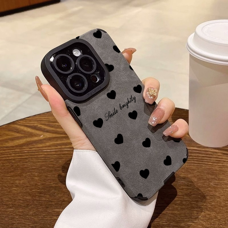 Phone Cases Classy - Nuovo lusso nero amore cuore cassa
