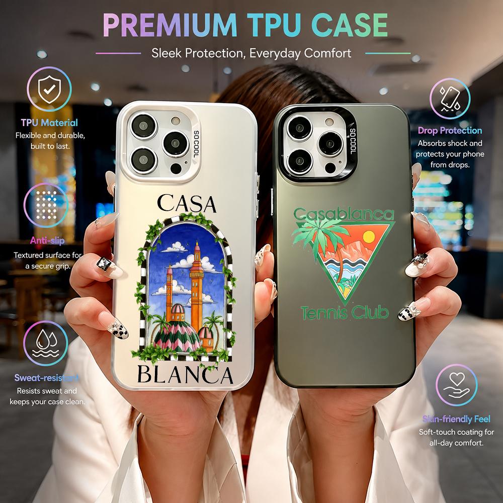 Phone Cases Classy - Custodia di lusso Casablanca per iPhone