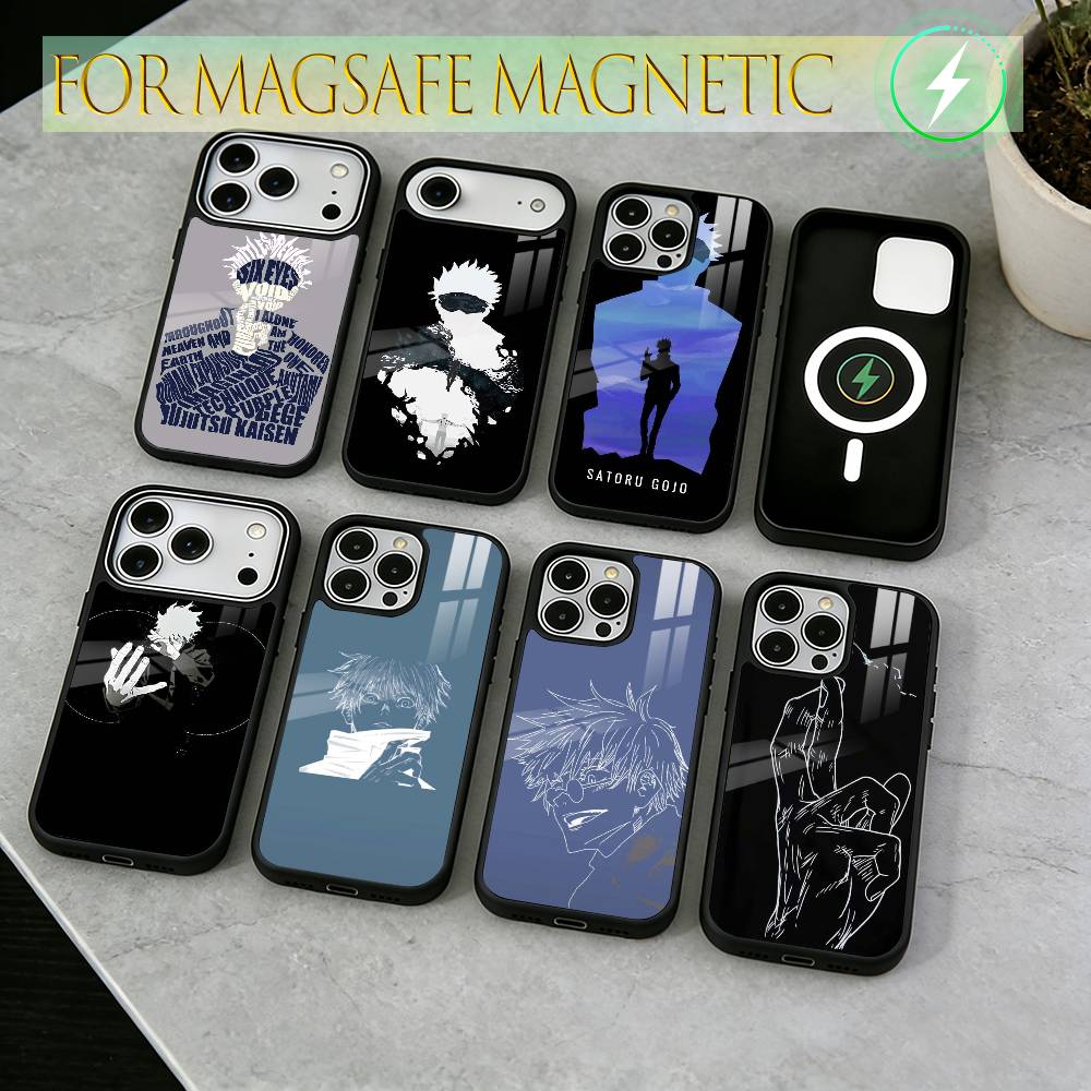Phone Cases Jujutsu Kaisen - Jujutsu Kaisen - Custodia Nera per