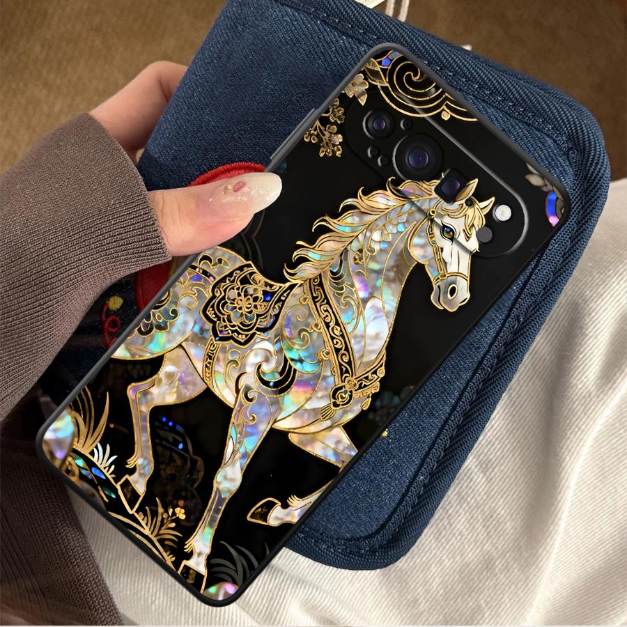 Google Pixel 9 - Cover per Telefono Lucky Horse per