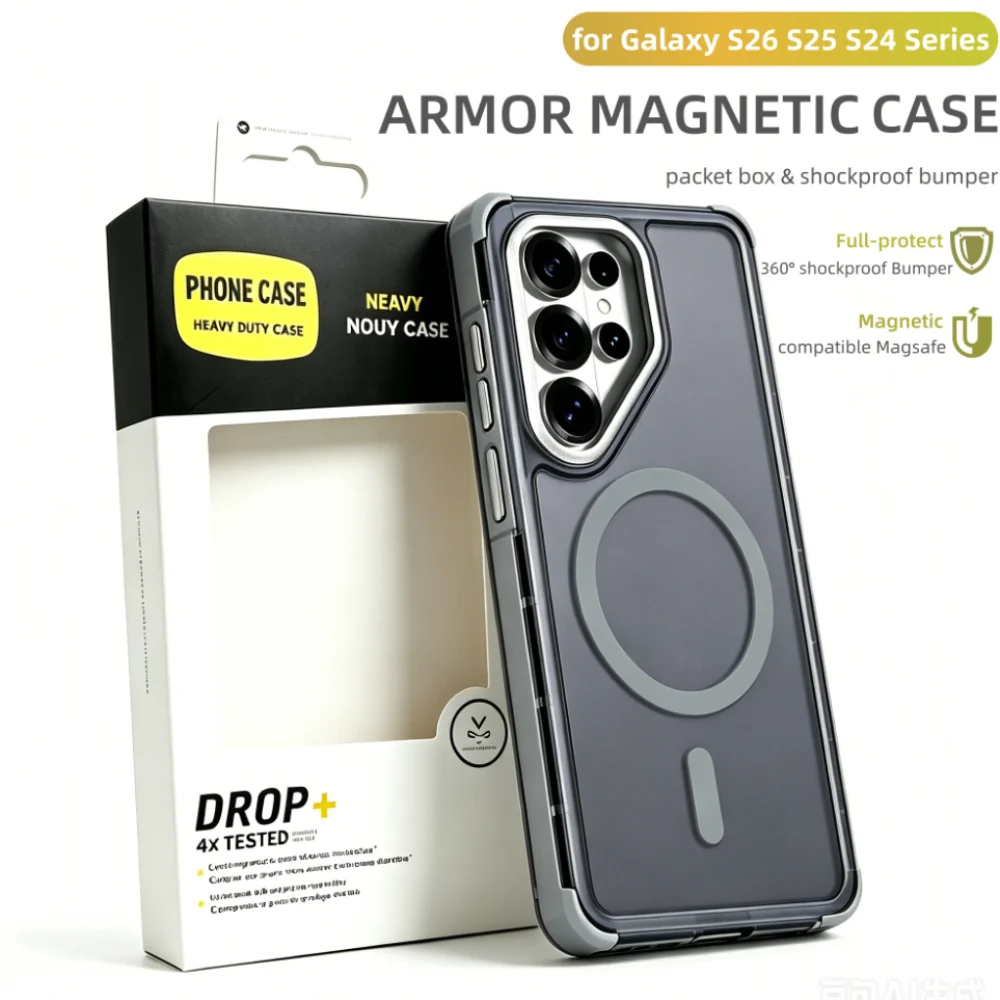 Rugged Armor Case - Custodia Ibrida Rinforzata OTT-BOX per Samsung