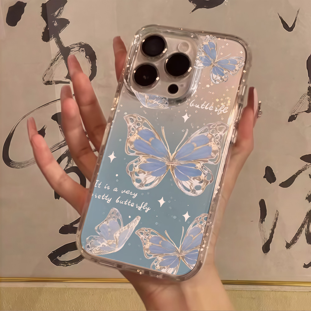 Phone Cases Classy - Custodia Morbida Antiurto di Lusso Blu