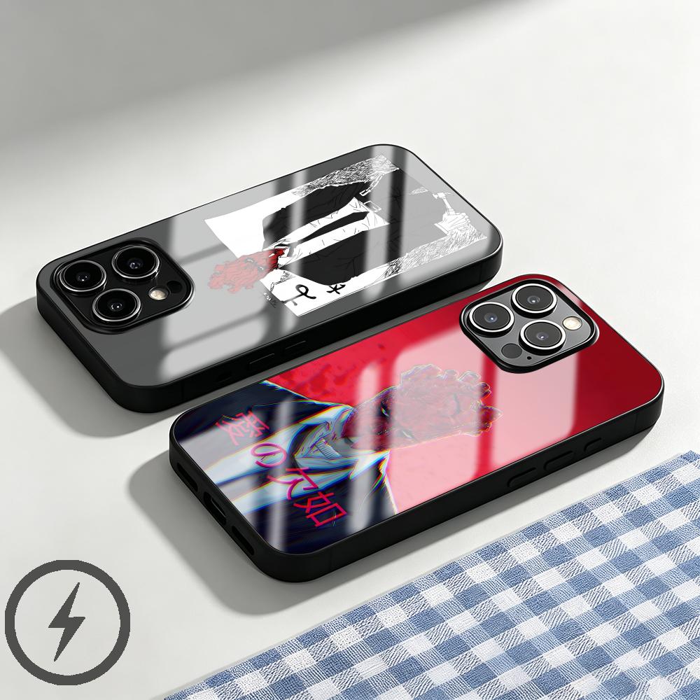 Phone Cases For Iphone 16 - Custodia per telefono in vetro magnetico