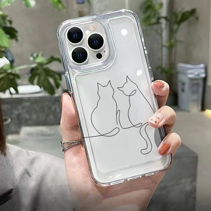 Cute Line Cat Custodia Antiurt - Phone Cases Xiaomi 14T recensione e prezzo